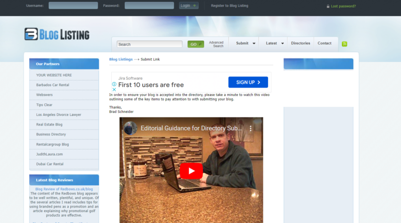 free blog submission sites