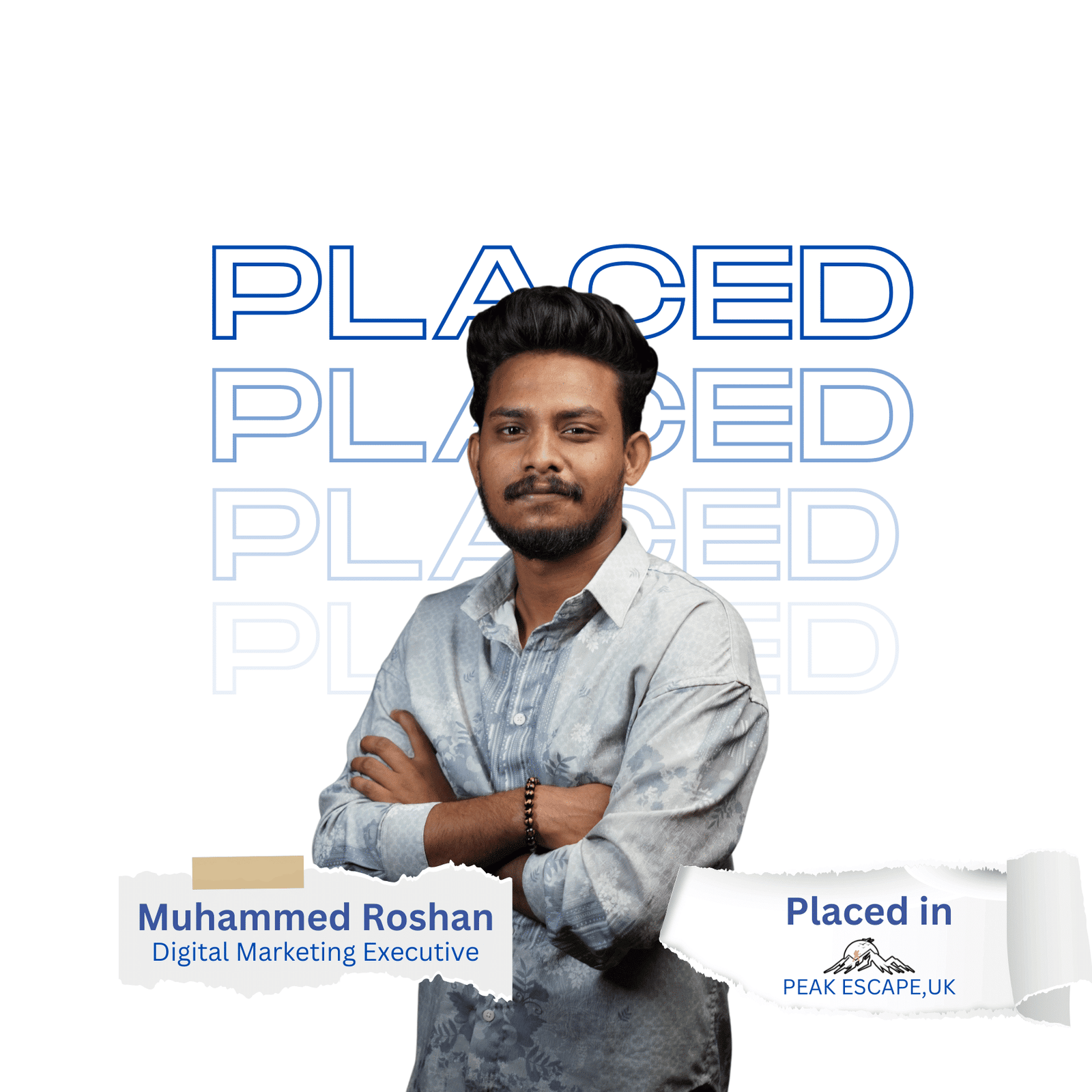 Digital Marketing Course in Kochi student roshan placement