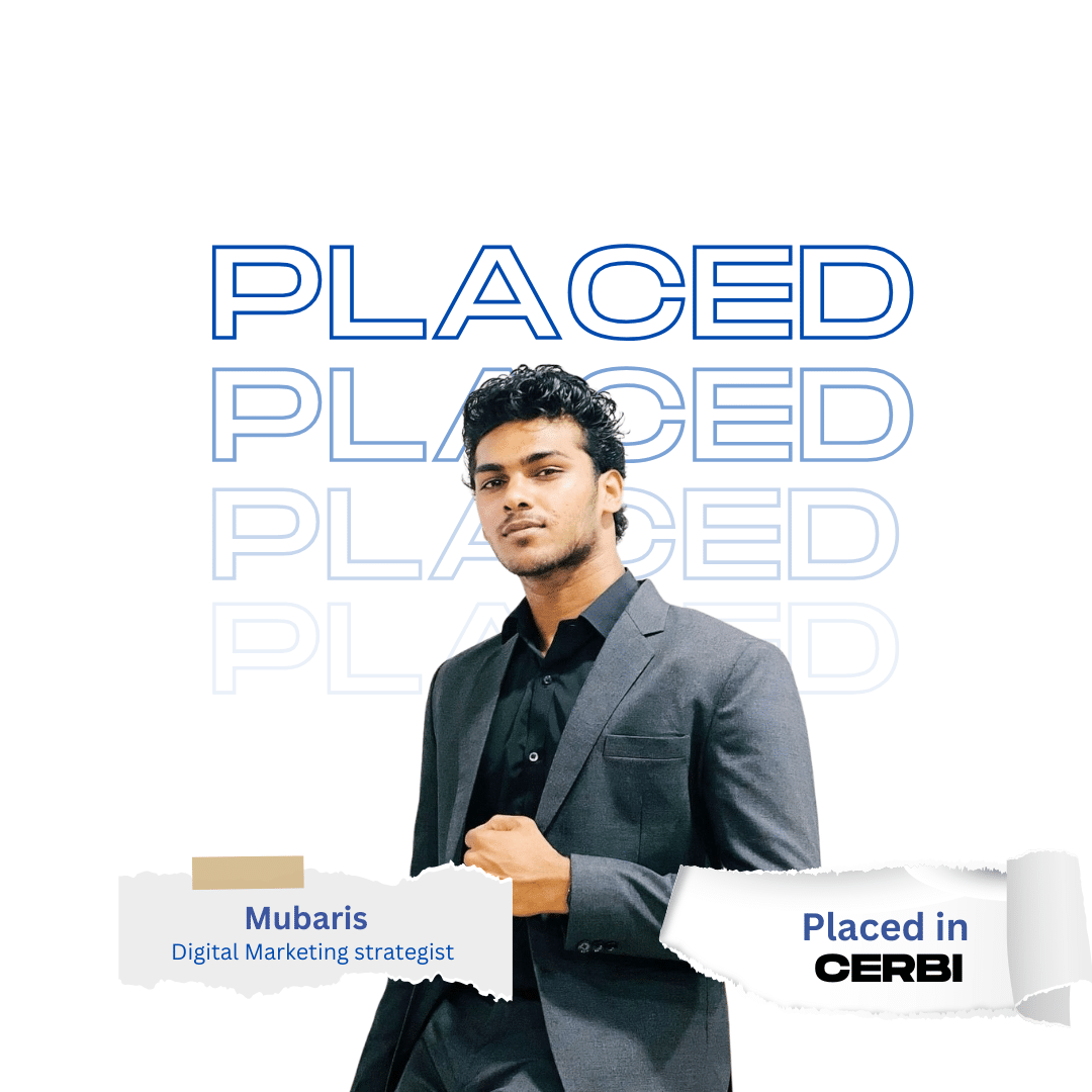 Digital Marketing Course in Kochi student mubaris placement